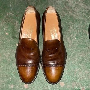 Slip in dress shoes.